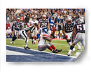 2012 Super Bowl XLVI Ahmad Bradshaw | Cuadro decorativo de Canvas Lab