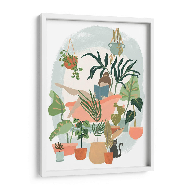 Planta Dama Baño I - June Erica Vess | Cuadro decorativo de Canvas Lab