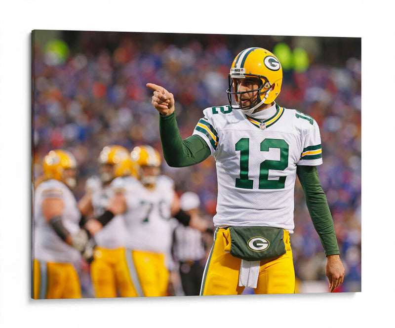 Aaron Rodgers | Cuadro decorativo de Canvas Lab
