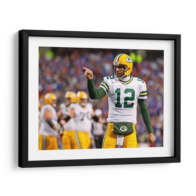 Aaron Rodgers | Cuadro decorativo de Canvas Lab