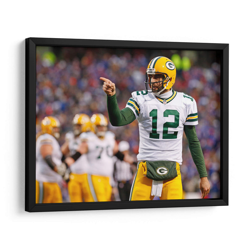 Aaron Rodgers | Cuadro decorativo de Canvas Lab