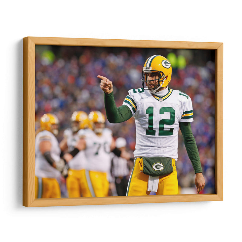 Aaron Rodgers | Cuadro decorativo de Canvas Lab