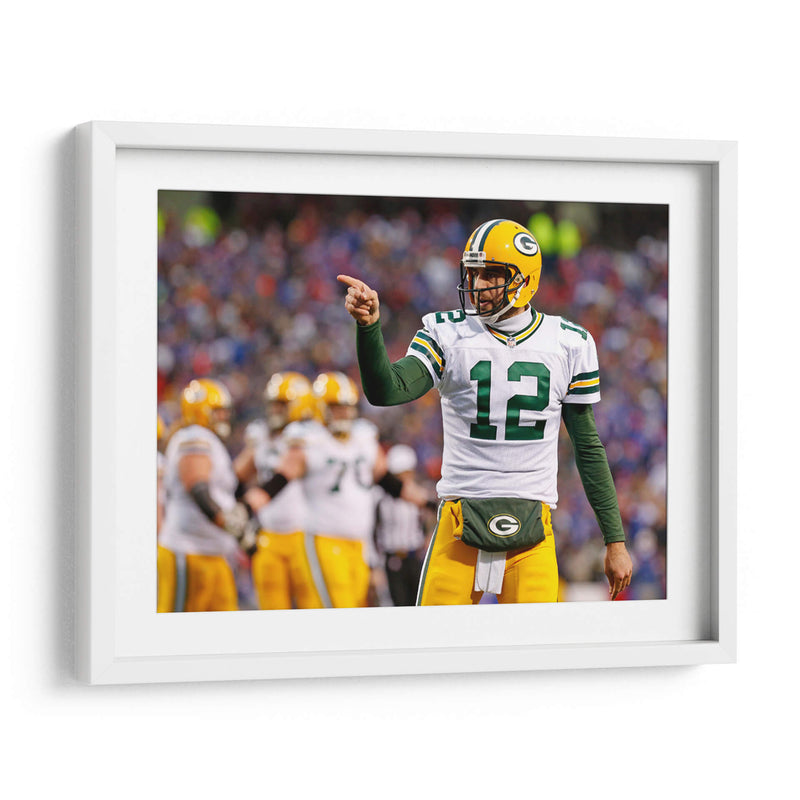 Aaron Rodgers | Cuadro decorativo de Canvas Lab