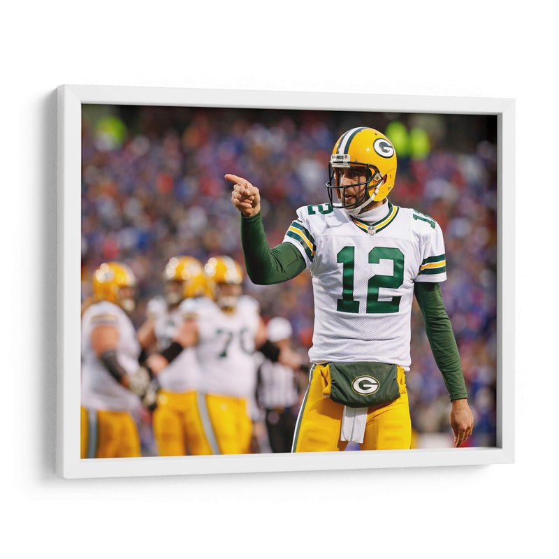 Aaron Rodgers | Cuadro decorativo de Canvas Lab