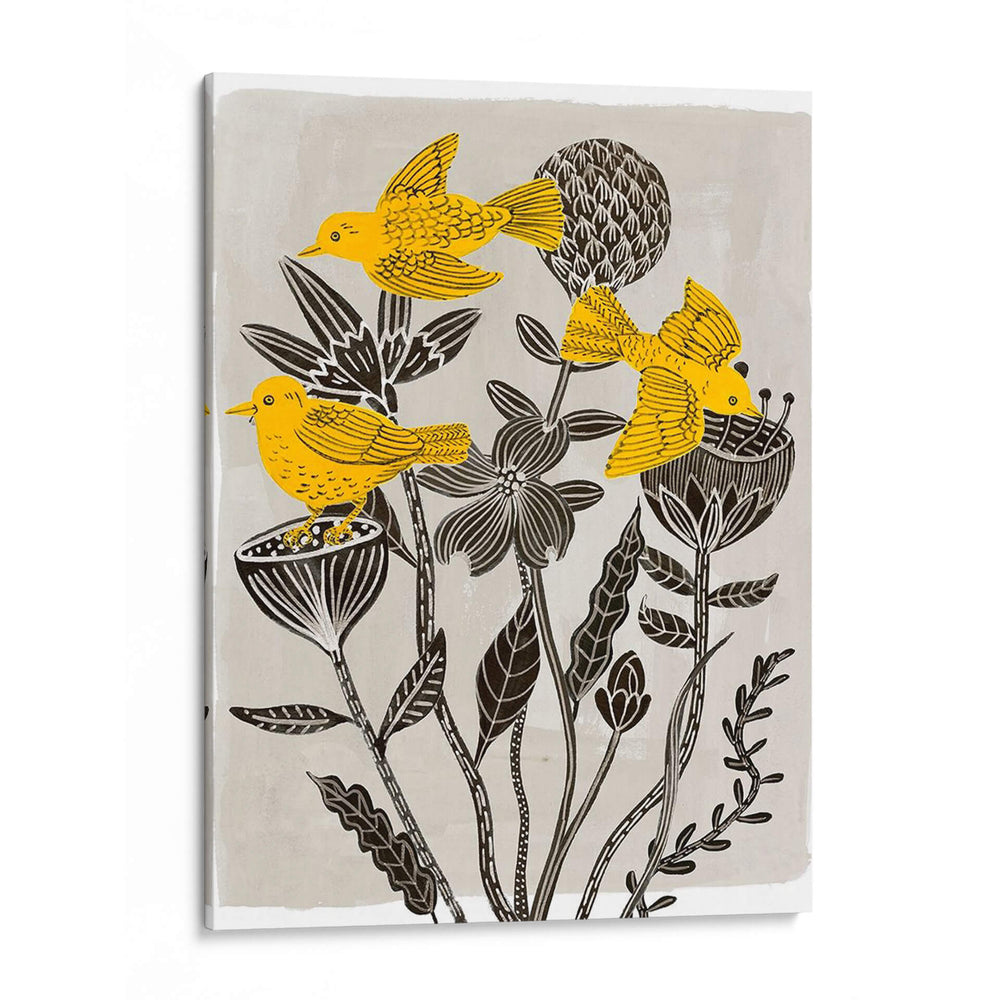 Pájaros En Mi Jardín Ii - Melissa Wang | Cuadro decorativo de Canvas Lab