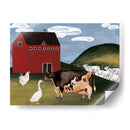 Red Cottage I - Melissa Wang | Cuadro decorativo de Canvas Lab