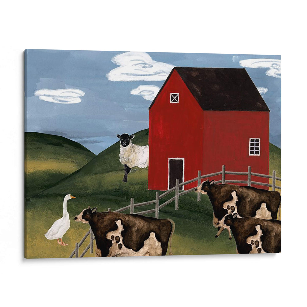 Red Cottage Ii - Melissa Wang | Cuadro decorativo de Canvas Lab