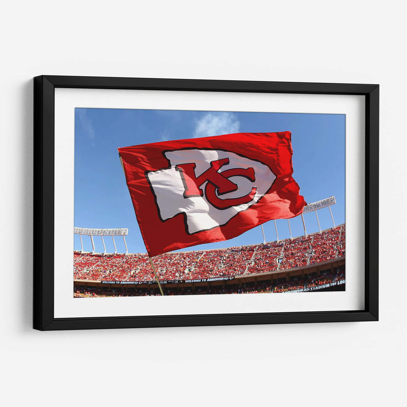 Bandera Kansas City Chiefs | Cuadro decorativo de Canvas Lab