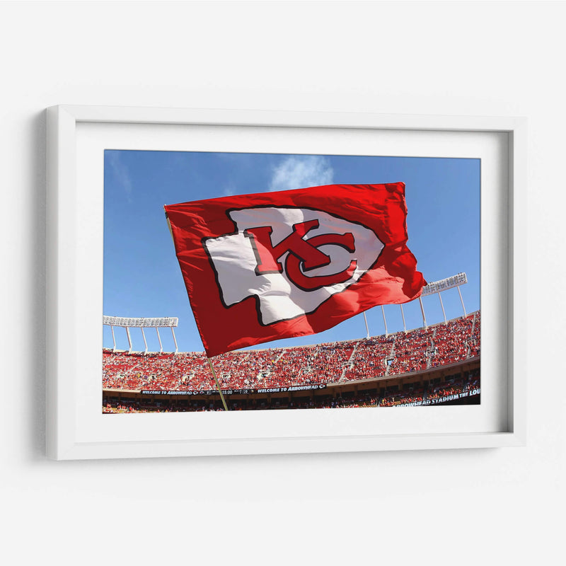 Bandera Kansas City Chiefs | Cuadro decorativo de Canvas Lab