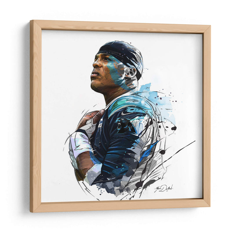 Cam Newton 2 | Cuadro decorativo de Canvas Lab