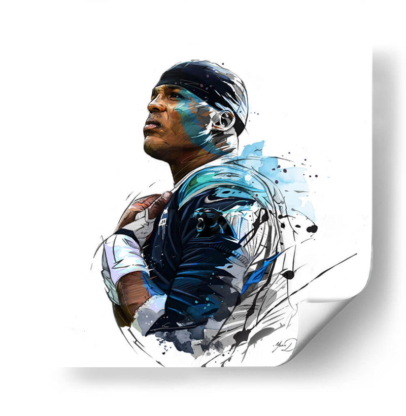 Cam Newton 2 | Cuadro decorativo de Canvas Lab