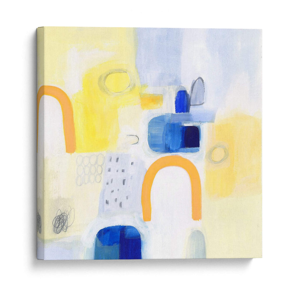 Butterscotch Y Blue Ii - Victoria Borges | Cuadro decorativo de Canvas Lab