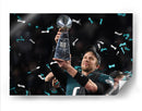 Campeon Nick Foles | Cuadro decorativo de Canvas Lab