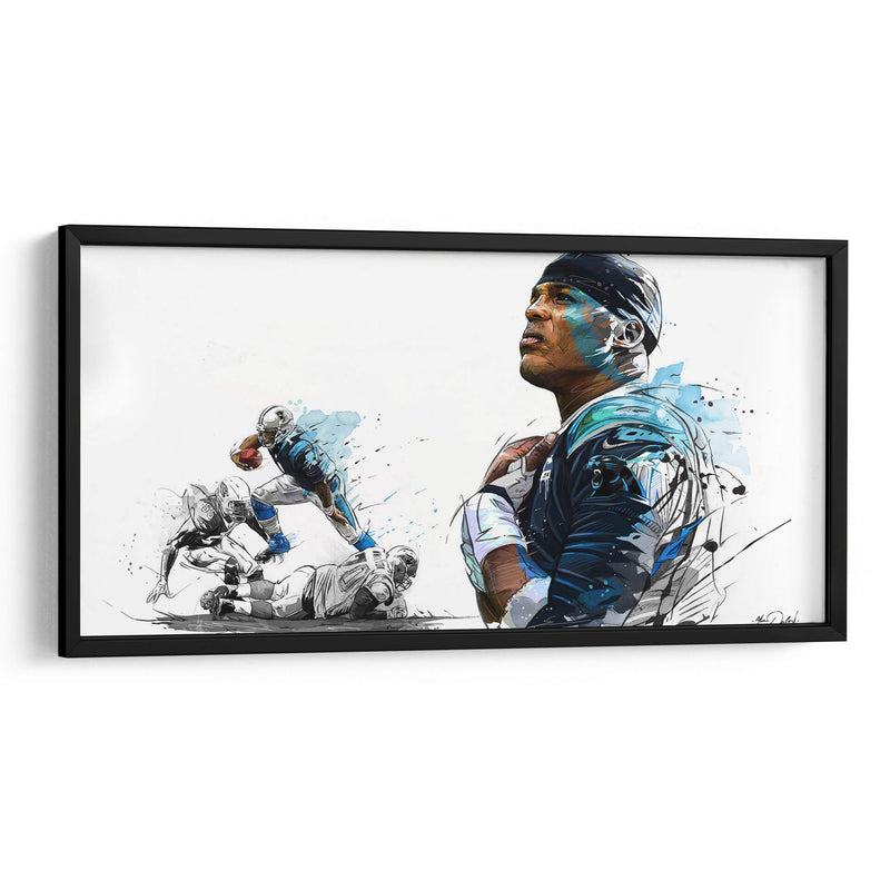 Cam Newton | Cuadro decorativo de Canvas Lab