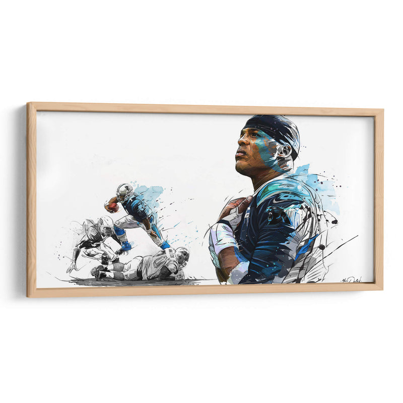 Cam Newton | Cuadro decorativo de Canvas Lab