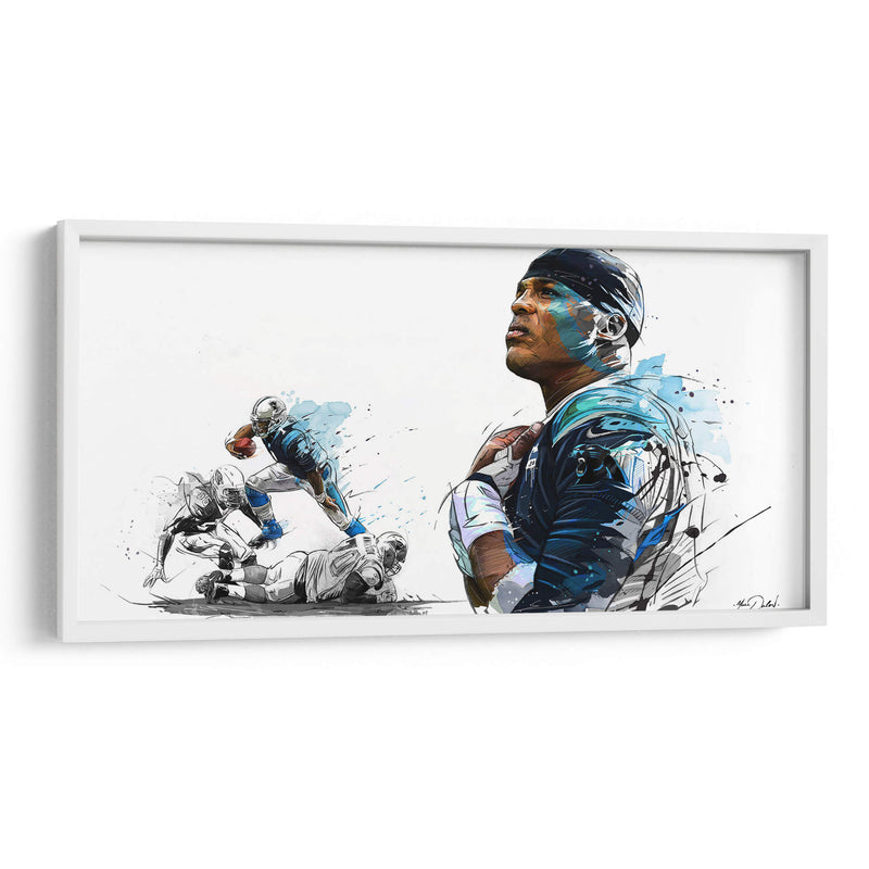 Cam Newton | Cuadro decorativo de Canvas Lab