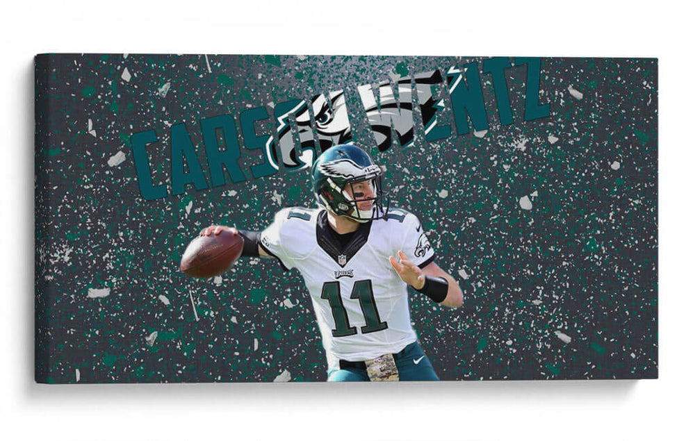 Carson Wentz | Cuadro decorativo de Canvas Lab