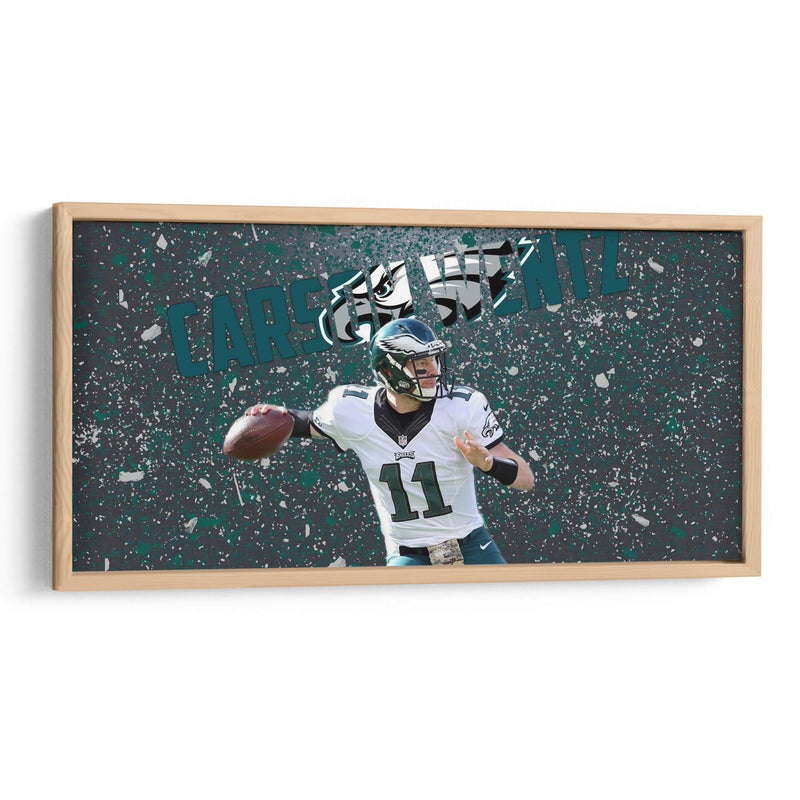 Carson Wentz | Cuadro decorativo de Canvas Lab