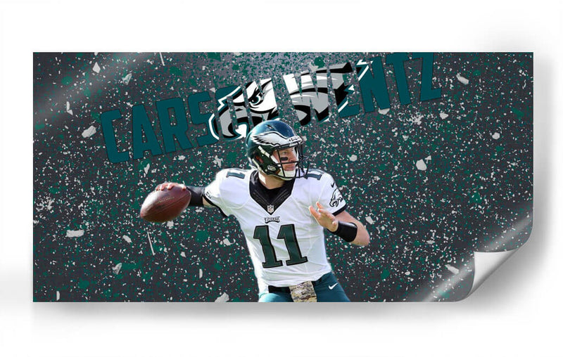 Carson Wentz | Cuadro decorativo de Canvas Lab