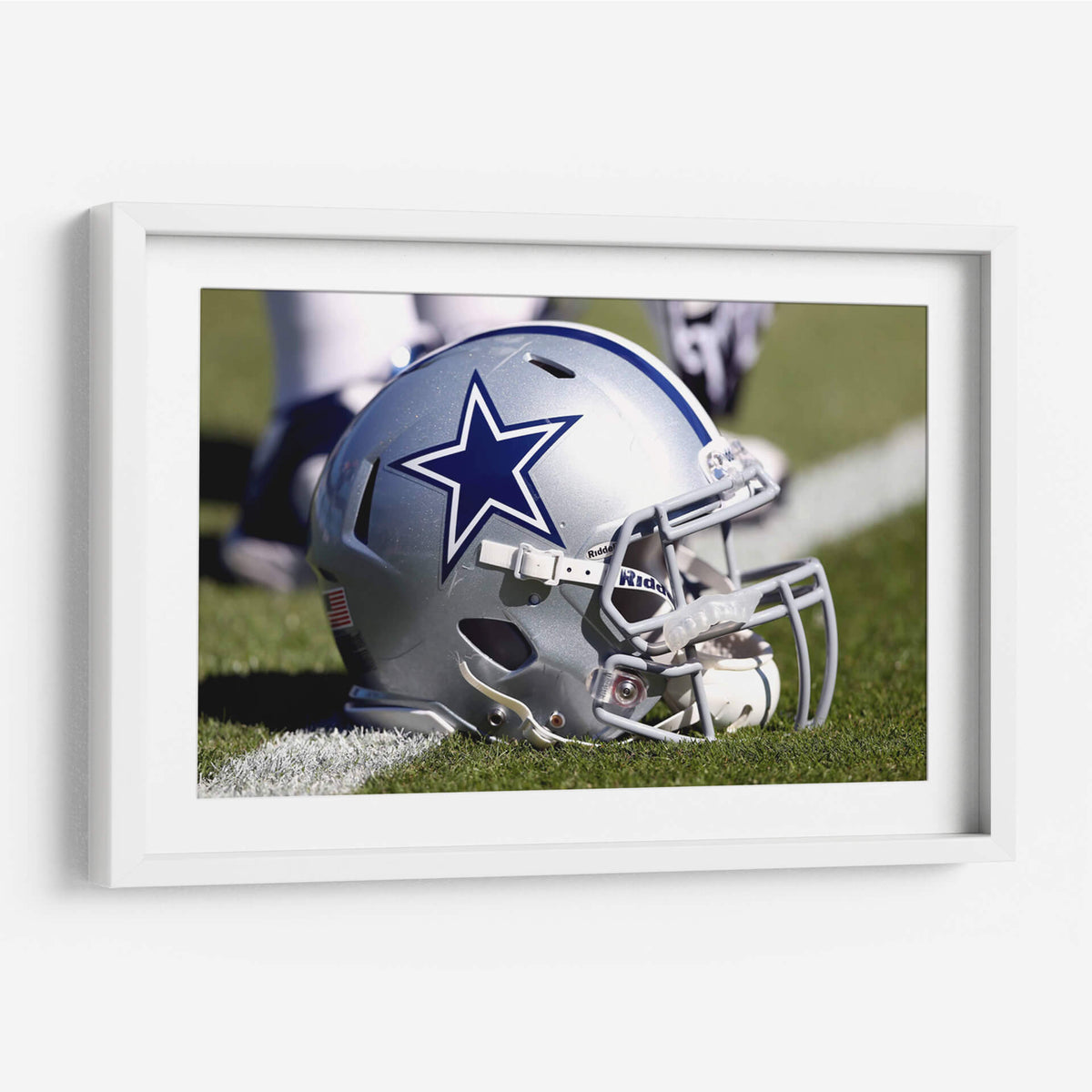 BOSS - Camiseta BOSS x DALLAS COWBOYS con gráfico de casco - Azul oscuro