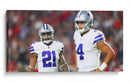 Dak Prescott y Zeke Elliot | Cuadro decorativo de Canvas Lab