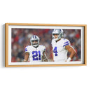 Dak Prescott y Zeke Elliot | Cuadro decorativo de Canvas Lab
