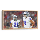 Dak Prescott y Zeke Elliot | Cuadro decorativo de Canvas Lab
