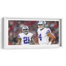 Dak Prescott y Zeke Elliot | Cuadro decorativo de Canvas Lab