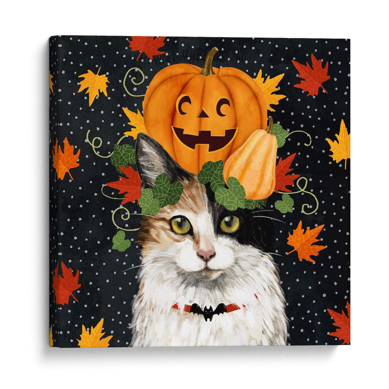 Halloween Cat Ii - Victoria Borges | Cuadro decorativo de Canvas Lab