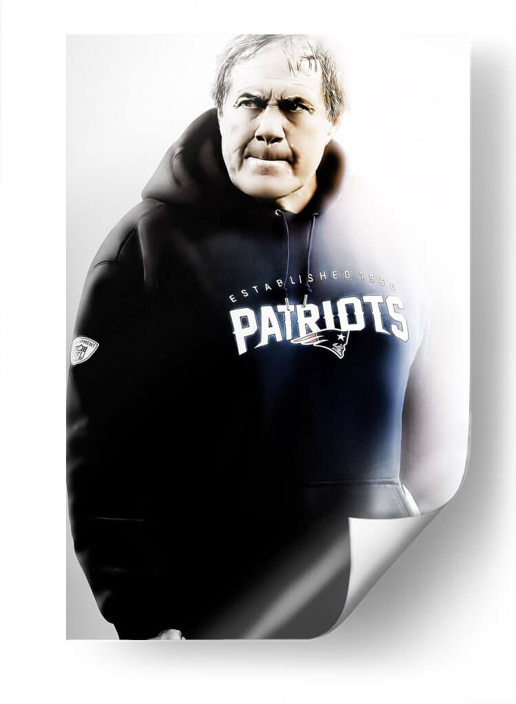 Headcoach Bill Belichick | Cuadro decorativo de Canvas Lab