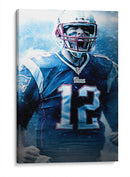 In the zone Tom Brady | Cuadro decorativo de Canvas Lab