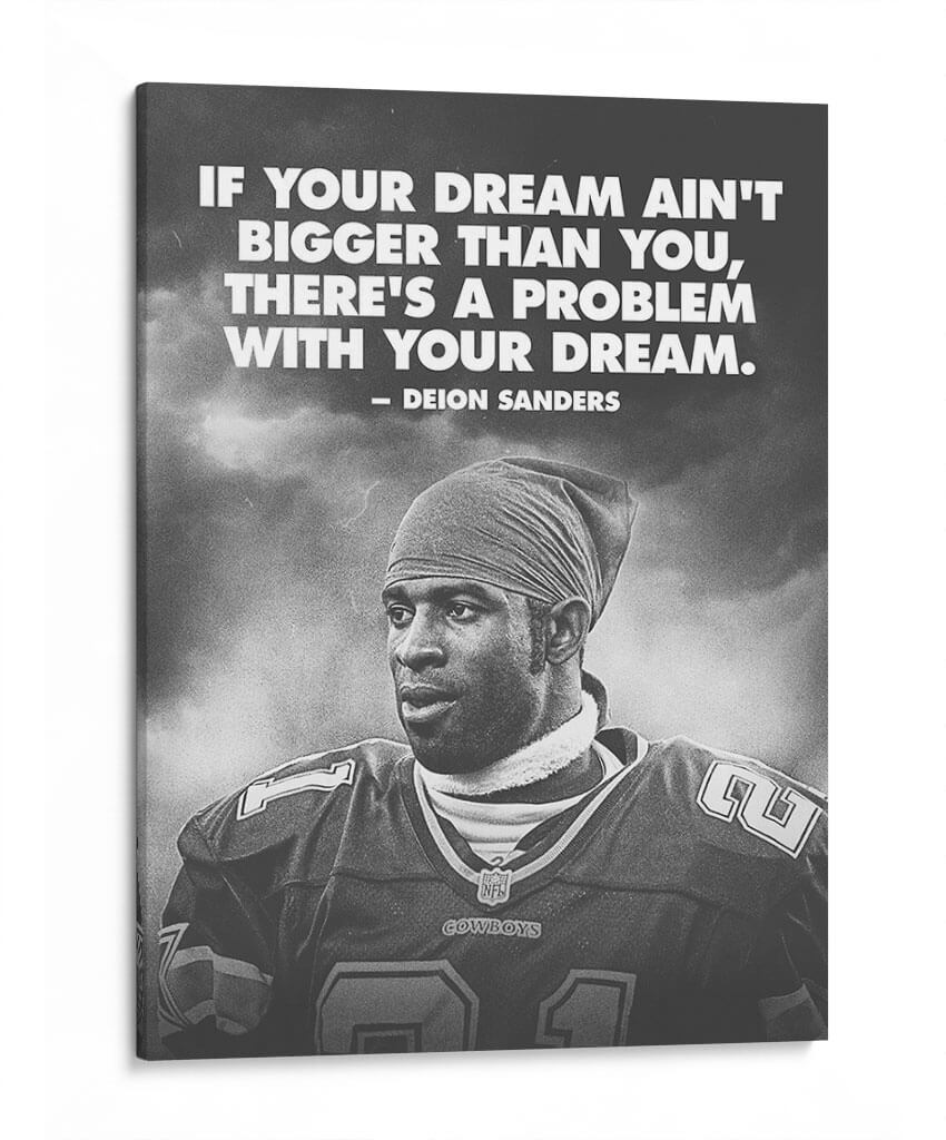 Inspiración Deion Sanders | Cuadro decorativo de Canvas Lab