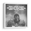 Inspiración Ray Lewis | Cuadro decorativo de Canvas Lab