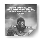 Inspiración Ray Lewis | Cuadro decorativo de Canvas Lab