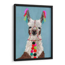 Adornado Llama I - Victoria Borges | Cuadro decorativo de Canvas Lab