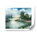 Amanecer Cerúleo - Ethan Harper | Cuadro decorativo de Canvas Lab