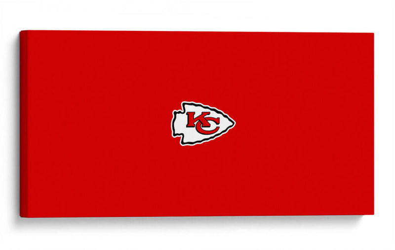 Kansas City Chiefs Logotipo | Cuadro decorativo de Canvas Lab