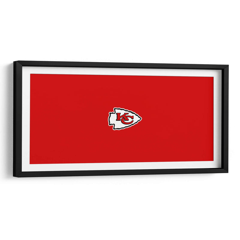Kansas City Chiefs Logotipo | Cuadro decorativo de Canvas Lab