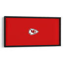 Kansas City Chiefs Logotipo | Cuadro decorativo de Canvas Lab