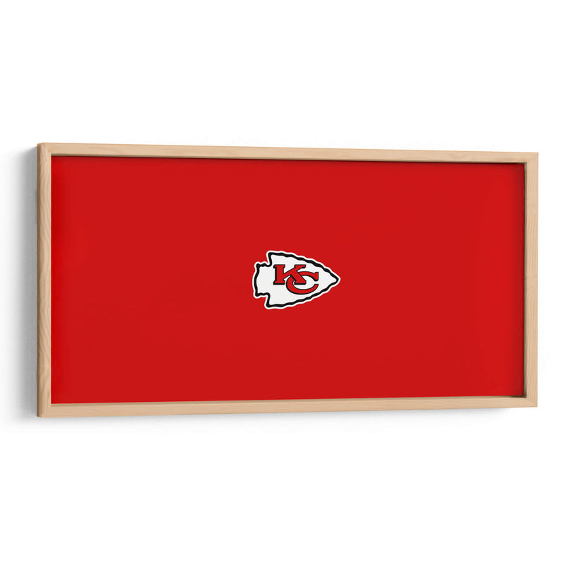 Kansas City Chiefs Logotipo | Cuadro decorativo de Canvas Lab
