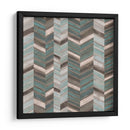 Chevron Apilado I - Jennifer Goldberger | Cuadro decorativo de Canvas Lab