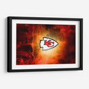 Kansas City Chiefs on fire | Cuadro decorativo de Canvas Lab