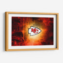 Kansas City Chiefs on fire | Cuadro decorativo de Canvas Lab