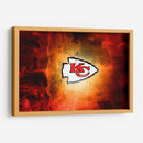 Kansas City Chiefs on fire | Cuadro decorativo de Canvas Lab