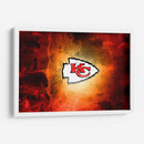 Kansas City Chiefs on fire | Cuadro decorativo de Canvas Lab