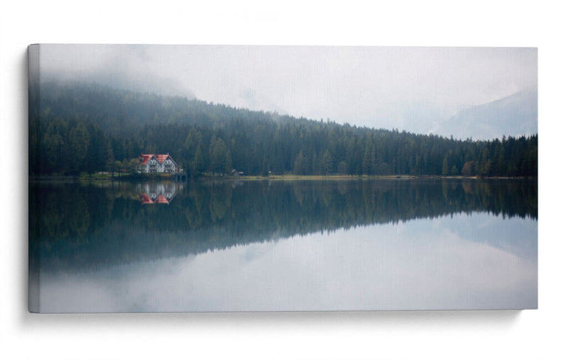 La casa del lago | Cuadro decorativo de Canvas Lab