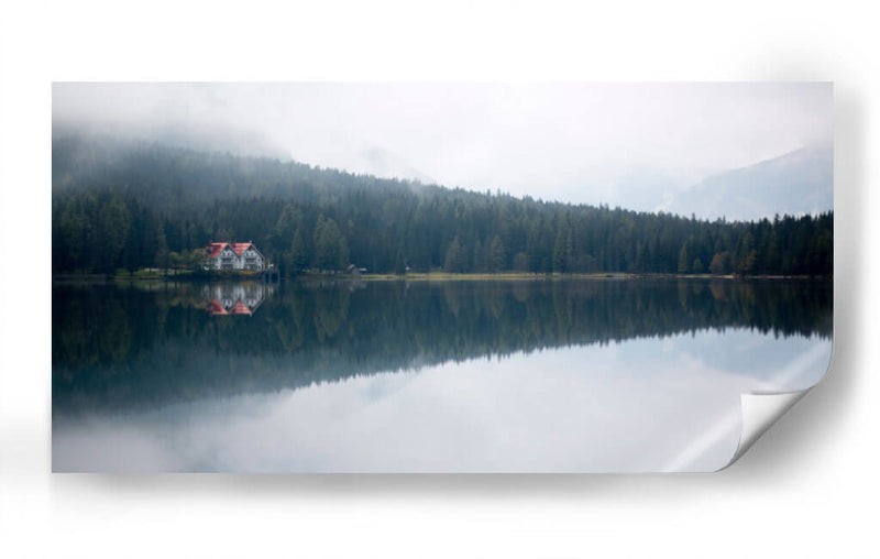 La casa del lago | Cuadro decorativo de Canvas Lab