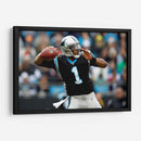 Lanzamiento Cam Newton | Cuadro decorativo de Canvas Lab