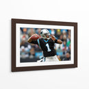 Lanzamiento Cam Newton | Cuadro decorativo de Canvas Lab
