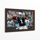 Lanzamiento Cam Newton | Cuadro decorativo de Canvas Lab